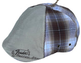 Vintage Fender Custom Shop Scally Cap Corduroy & Plaid Ivy Hat