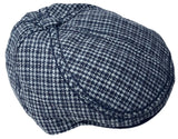 Vintage Christys' Crown Ivy Cap Euro Cut 8 Apple Jack Newsboy Scally Hat