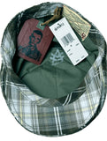 Vintage A Kurtz Phillip Plaid Cotton Ivy Cap Modified Scally 6 Panel Hat