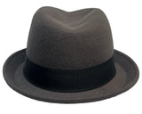 Brooklyn Hat Co Crease Top Wool Fedora Unique Top Hat Shape