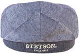Stetson Chambray & Herringbone Cotton Ivy Cap