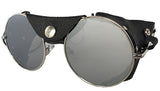 Road Vision Round Flat Lens Motorcycle Sunglasses Steampunk Cycling