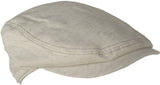 Christys Crown "Discine" Ivy Scally Cap Linen Newsboy
