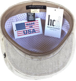 Headchange Made in USA 100% Linen Ivy Newsboy Cap
