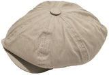 Broner 100% Cotton 8 Panel Newsboy Cap
