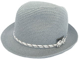 Christys Stiltsville Paper Braid Fedora Knot Band