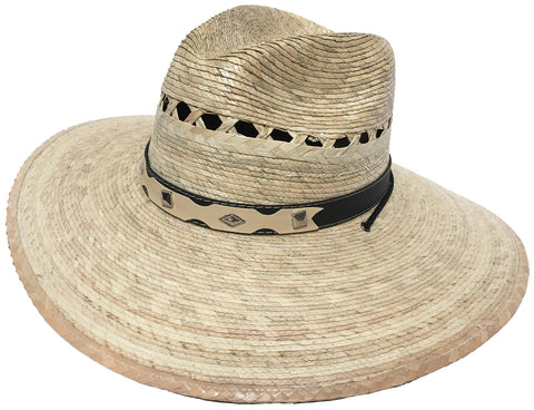 Mexican Moreno Palm Safari Hat Big Brim Fedora