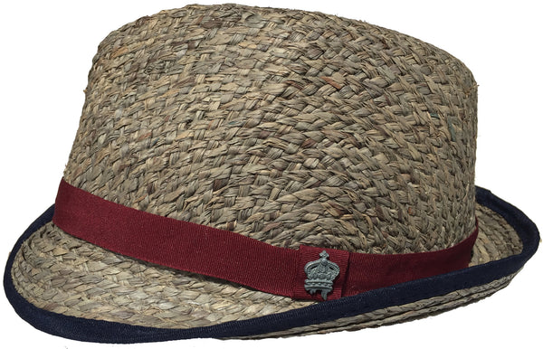 Christys Crown Nimbin Packable Raffia Straw Fedora Christys main image 4