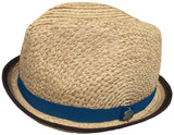 Christys Crown Raffia Snap Brim Fedora
