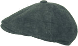 Who Ced Linen 8 Panel Newsboy Cap