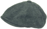 Who Ced Linen 8 Panel Newsboy Cap