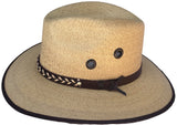 Sahuayo Palm Straw Safari Crown Vaquero Western Hat