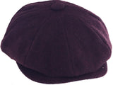 Broner Wool 8 Panel Newsboy Cap Apple Jack Gatsby Hat