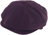 Broner Wool 8 Panel Newsboy Cap Apple Jack Gatsby Hat