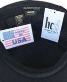 Headchange Made in USA 100% Linen Ivy Newsboy Cap in Black
