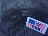 Headchange USA American Made Herringbone Ear Flap Ivy Newsboy Cap