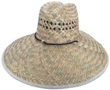 Headchange Straw Lifeguard Hat Western Crown 5" Brim Mexican Palm