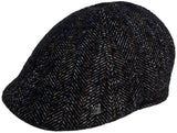 Headchange Econo Herringbone Wool Blend 6 Panel Ivy Hat Duck Bill Scally Cap