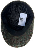 Headchange Econo Herringbone Wool Blend 6 Panel Ivy Hat Duck Bill Scally Cap