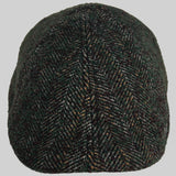 Headchange Econo Herringbone Wool Blend 6 Panel Ivy Hat Duck Bill Scally Cap