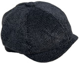 Headchange Econo 8 Panel Newsboy Ivy Cap Peaky Driver Hat Apple Jack