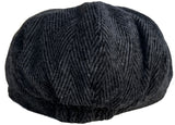 Headchange Econo 8 Panel Newsboy Ivy Cap Peaky Driver Hat Apple Jack