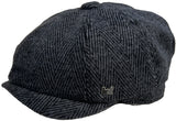 Headchange Econo 8 Panel Newsboy Ivy Cap Peaky Driver Hat Apple Jack