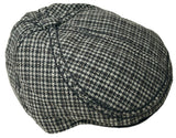 Vintage Christys' Crown Ivy Cap Euro Cut 8 Apple Jack Newsboy Scally Hat