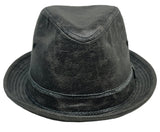 Vintage Basiquenti Stingy Up Brim Fedora in Grey