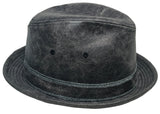 Vintage Basiquenti Stingy Up Brim Fedora in Grey