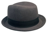 Brooklyn Hat Co Crease Top Wool Fedora Unique Top Hat Shape