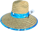 Headchange Wide Brim Lifeguard Hat Blue Fish Underbrim