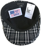 Headchange Made in USA 100% Plaid Linen Ivy Cap
