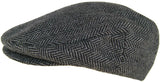 DPC Wool Blend Herringbone Winter Ivy Newsboy Scally Cap Flat Hat