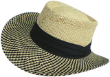 Straw Gambler Big Brim 2 Tone Golf Hat