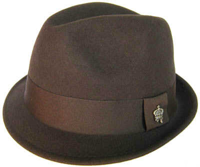 Christys Crown "Basix" Wool Fedora Crease Top Hat