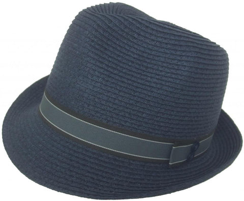 Christys Midtown Paper Braid Fedora Summer Trilby Hat