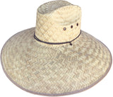 Headchange 7" Wide Brim Lifeguard Gardener Hat Western Crown White