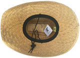 Headchange Straw Biggs Crown Cowboy Hat Mexican Palm