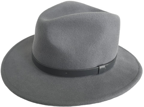 Brooklyn Hat Co Wide Brim Fedora Wool Felt Safari Style Hat