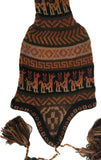 Authentic Peruvian Alpaca Chullo Hat Traditional Peru Indigenous Hat Andes Toque