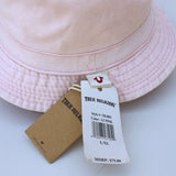 True Religion Reversible Tie Die Bucket Hat Light Pink