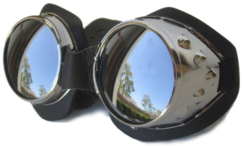 goggles round Classic Round Lens Moto Goggles Motorcycle Interchangeable Lenses