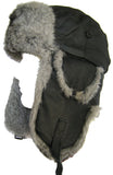 Klondike Sterling Leather Aviator Ushanka Hat